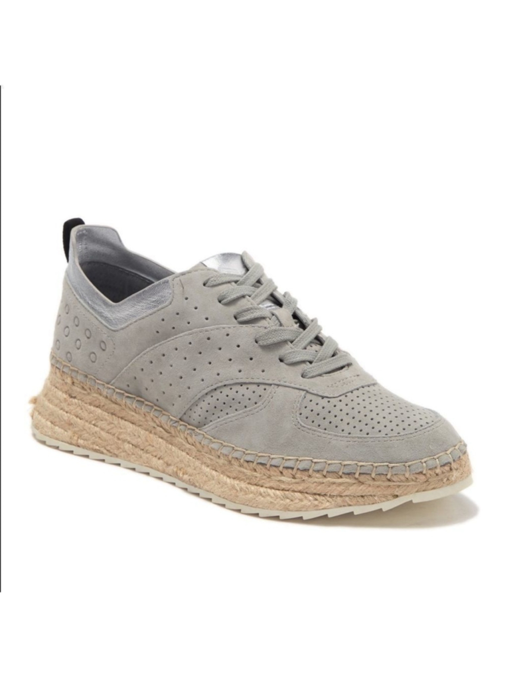 NEW Marc Fisher Julio Grey Suede Sneakers Size 9